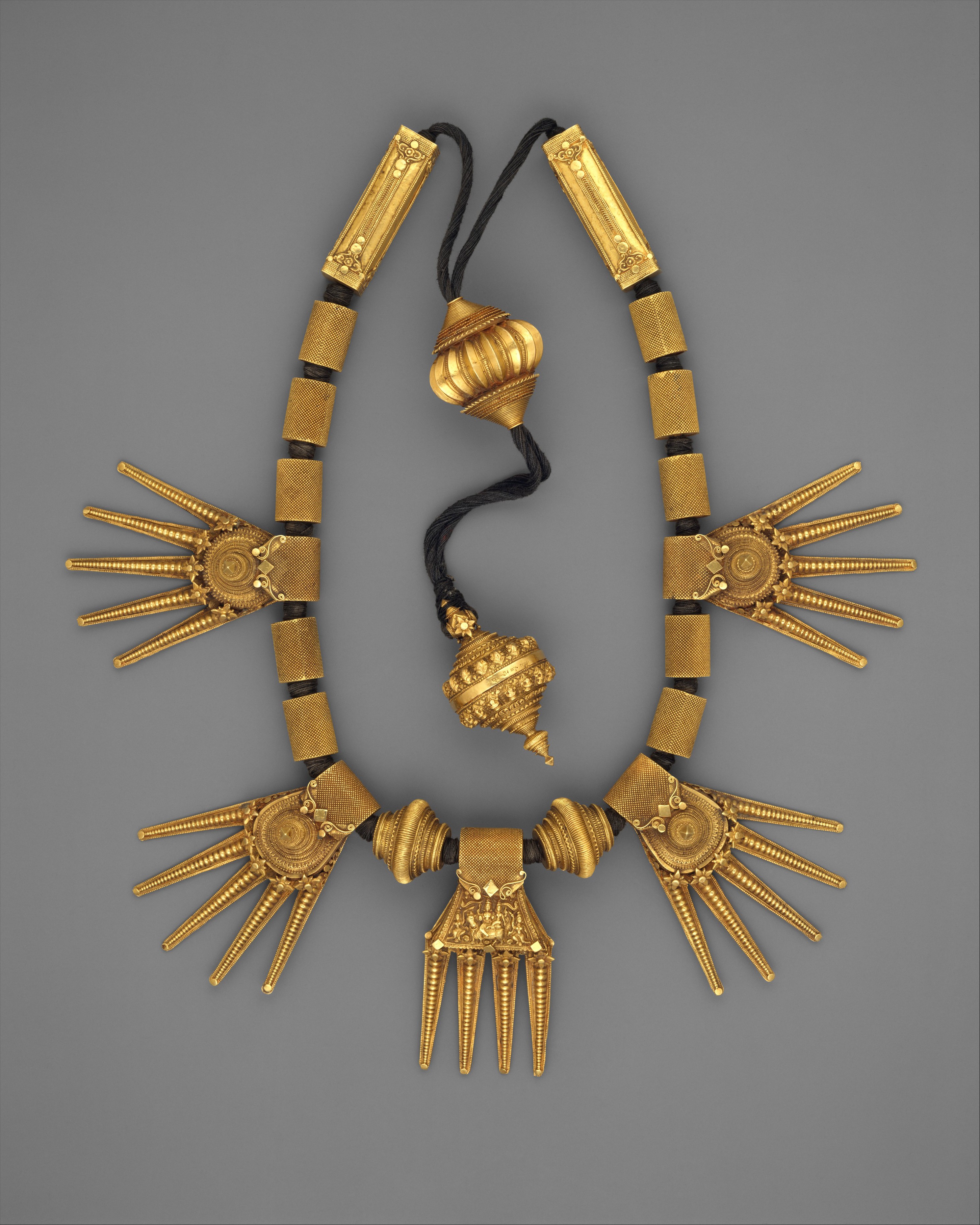 “塔利”婚姻项链,印度,19 世纪晚期|图源:The Metropolitan Museum of Art(CC0)